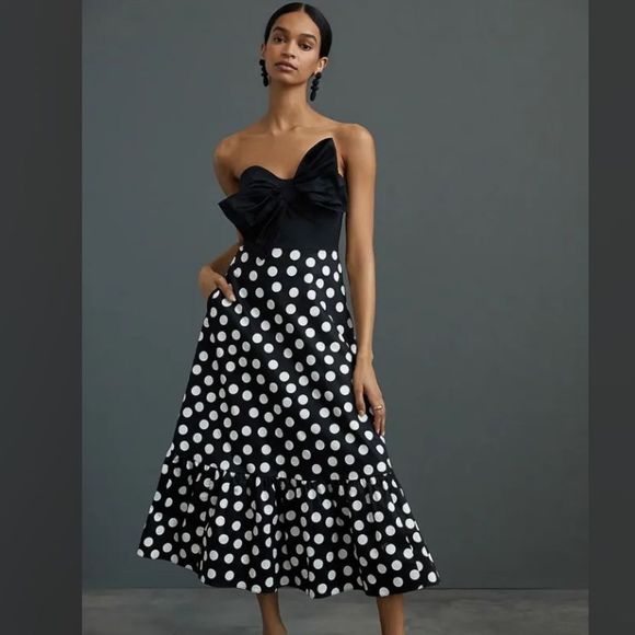 Anthropologie Dresses & Skirts - Anthropologie X Hutch Bow-Tie Maxi Dress Size 4